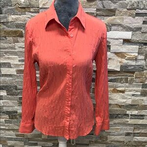 East 5th Vibrant Coral Top